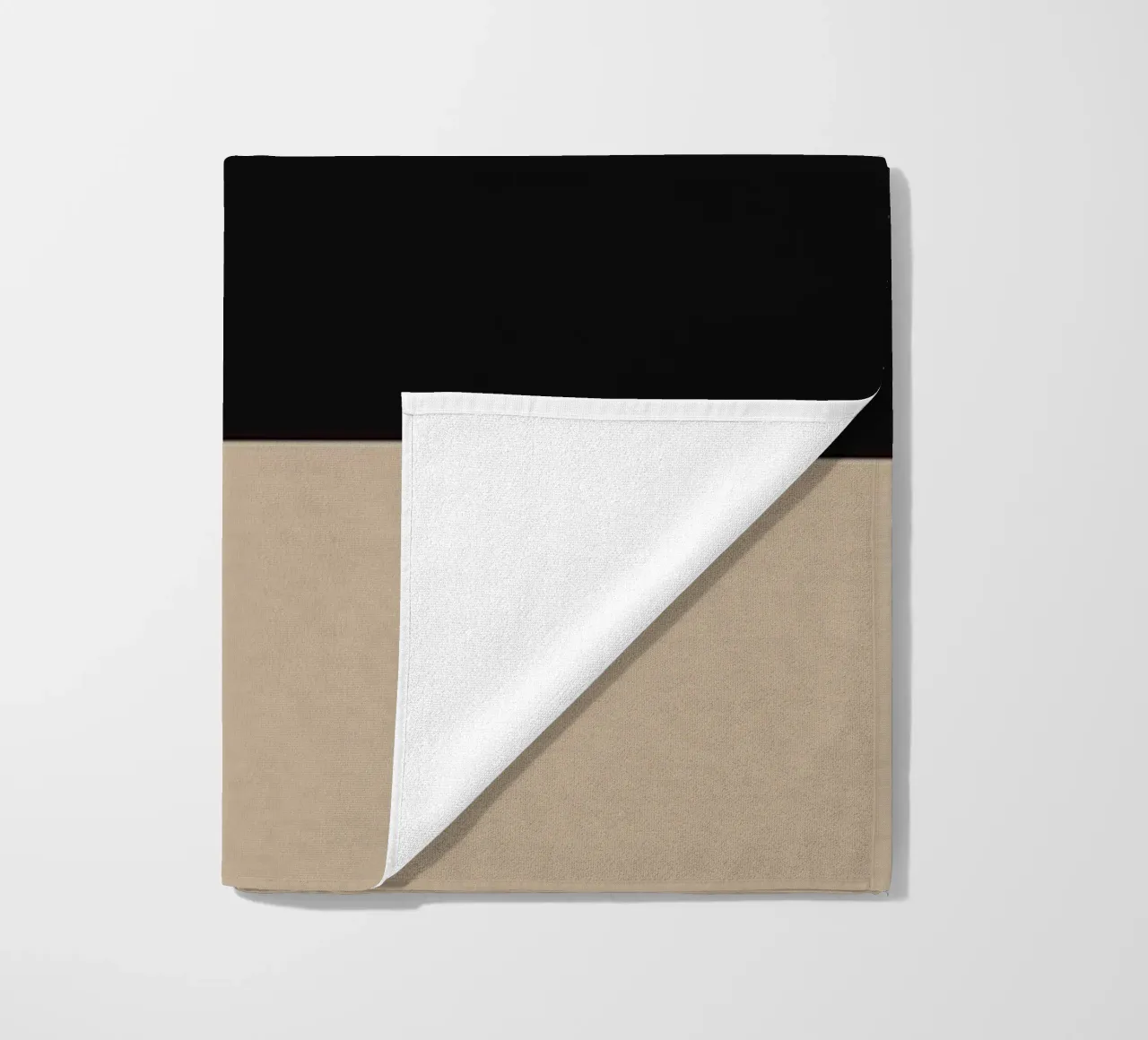 Minimal Muted color geometrical nordic art 04 beach towel by Little Dean