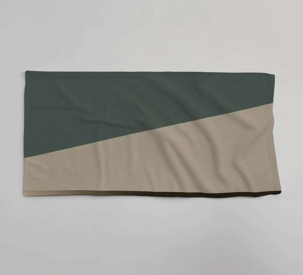 Minimal Muted color geometrical nordic art 05 towel by Little Dean