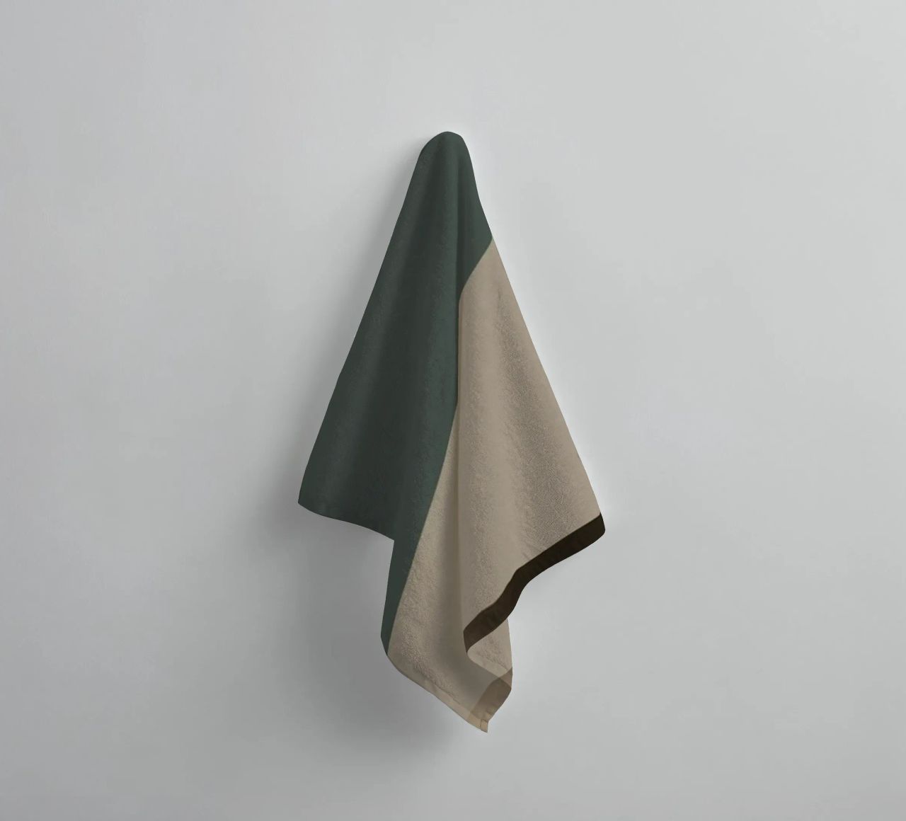 Minimal Muted color geometrical nordic art 05 towel by Little Dean