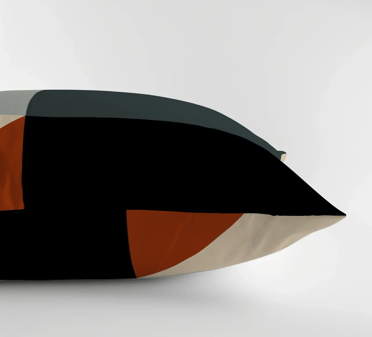 Minimal Arte nórdico geométrico de colores apagados 03 cojín de Little Dean