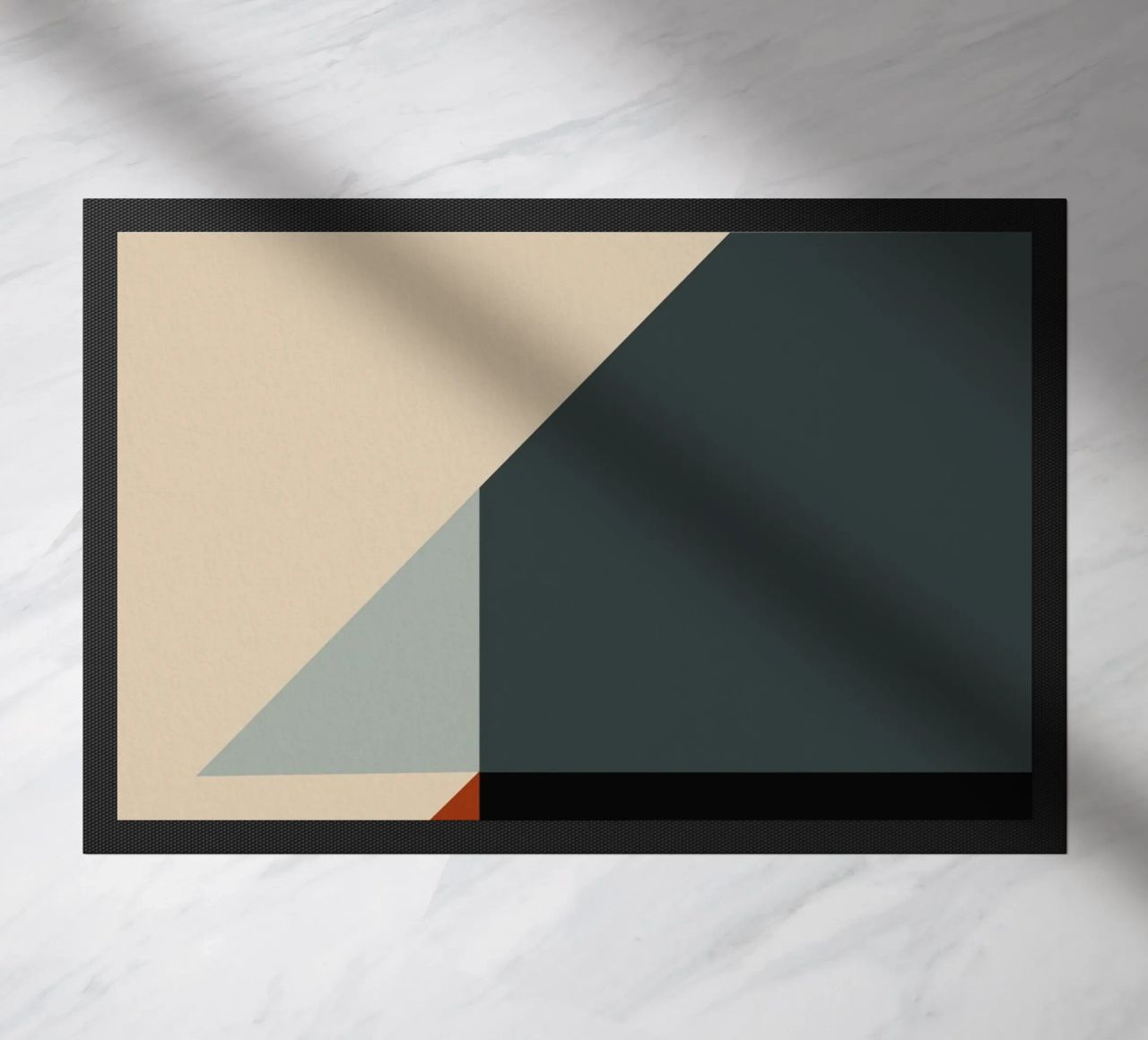 Minimal Colore tenue geometrico arte nordica 03 zerbino da Little Dean