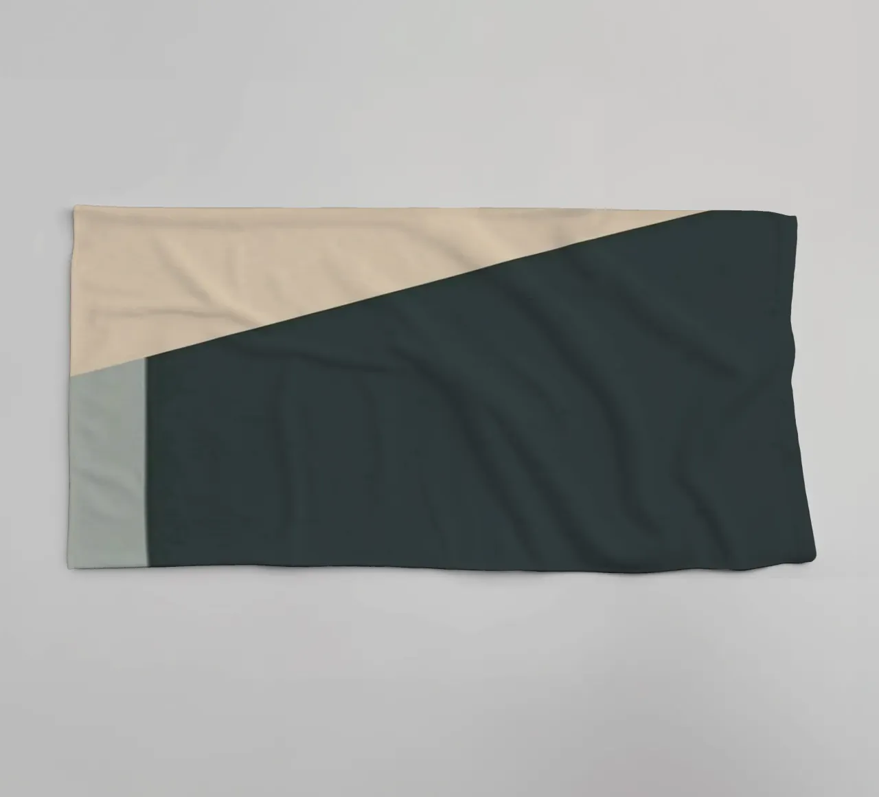 Minimal Muted color geometrical nordic art 03 towel by Little Dean