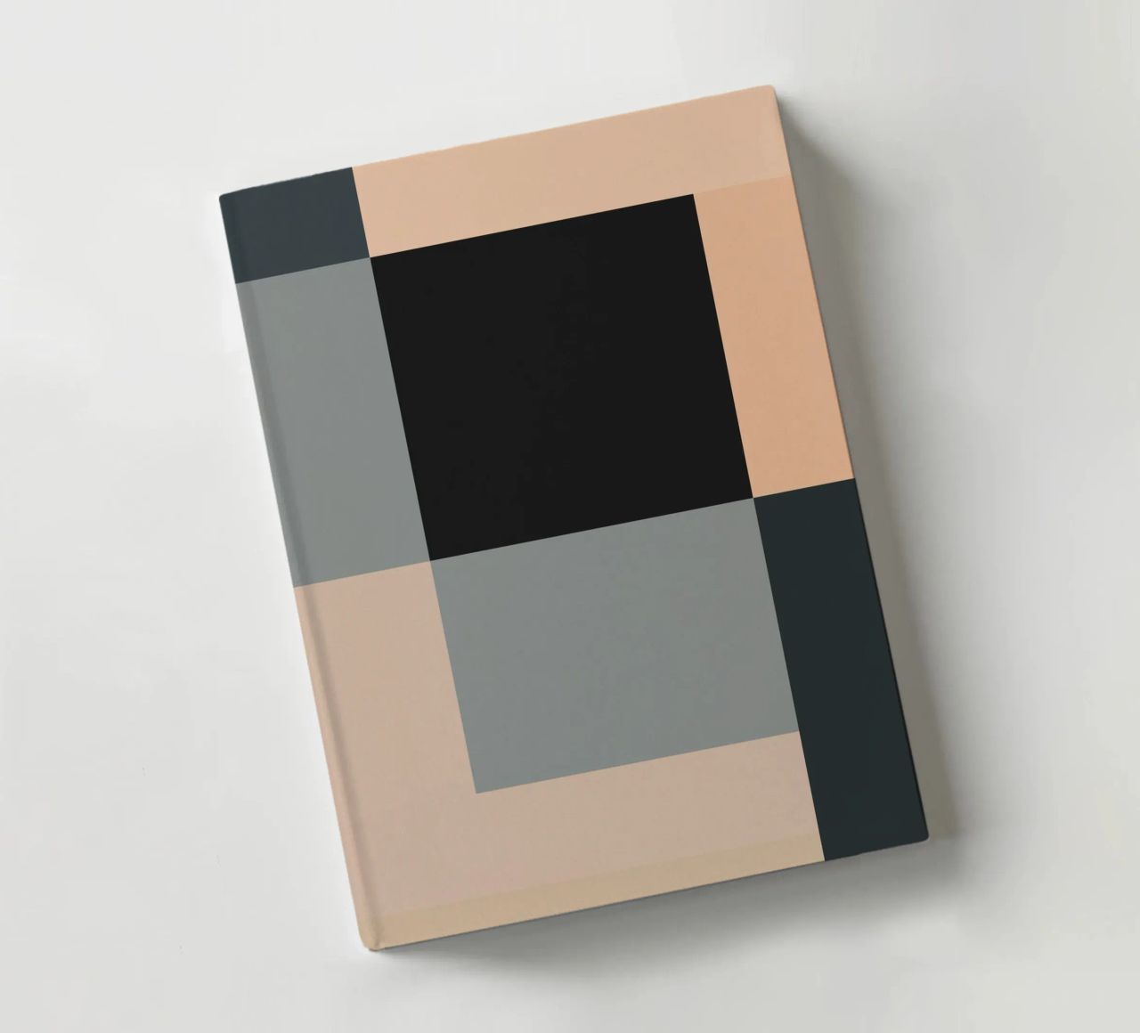 Minimal Muted color geometrical nordic art 02 notebook by Little Dean