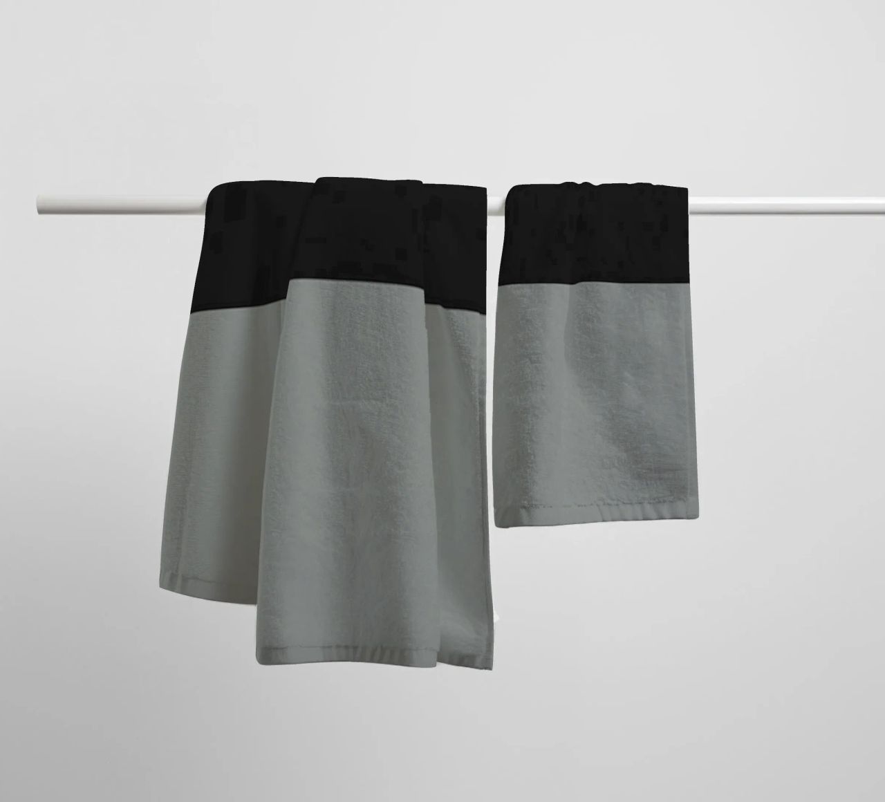 Minimal Muted color geometrical nordic art 02 towel by Little Dean