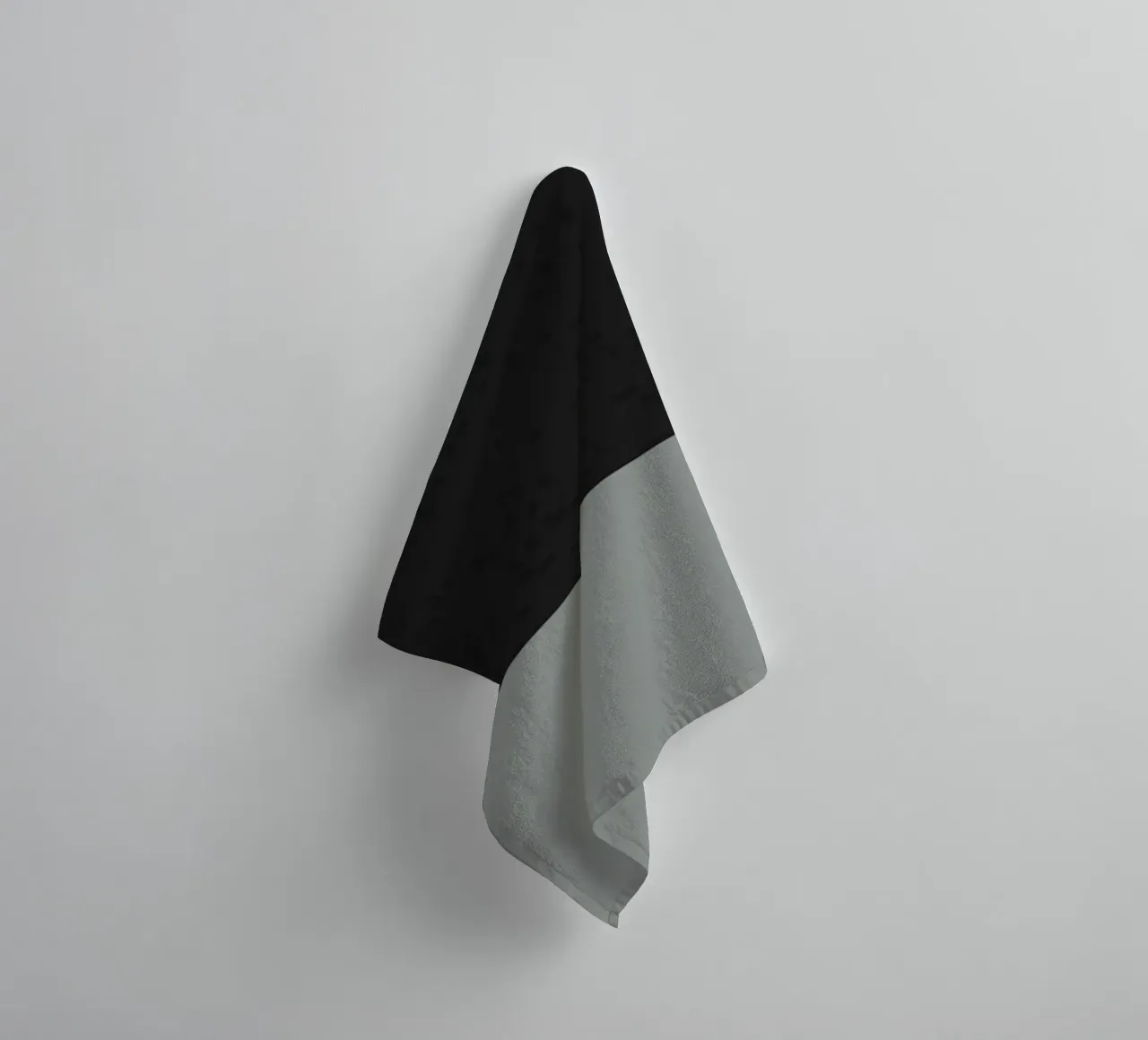 Minimal Gedempte kleuren geometrische nordic art 02 badhanddoek van Little Dean