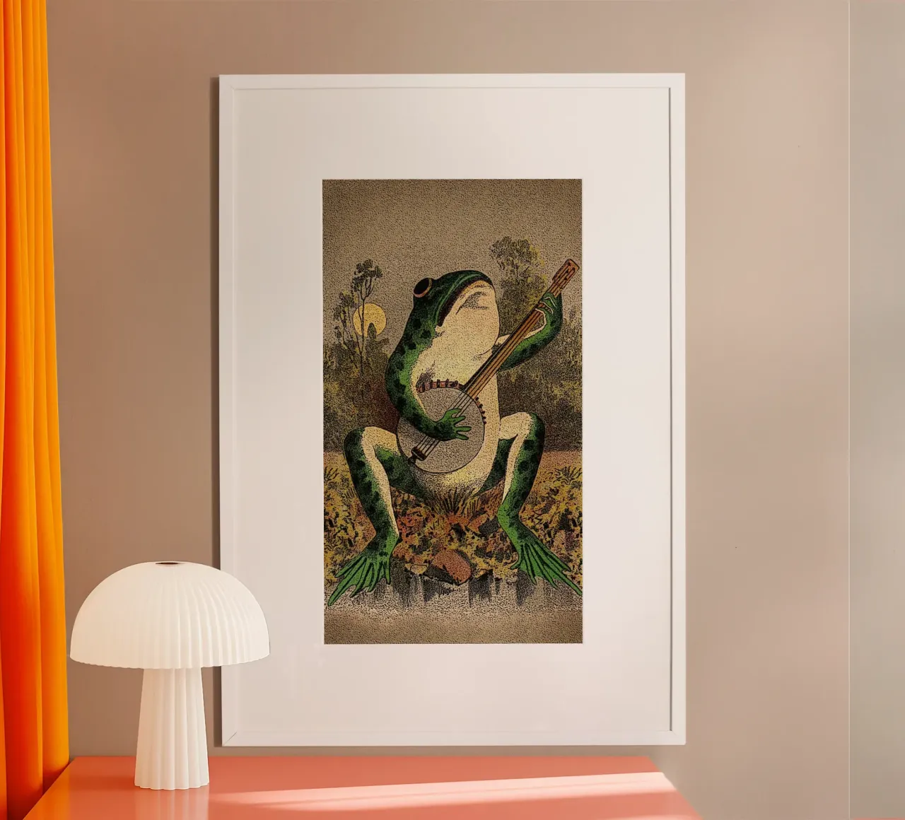 Henri Matisse Rana banjo poster con telaio in legno da MinaHome