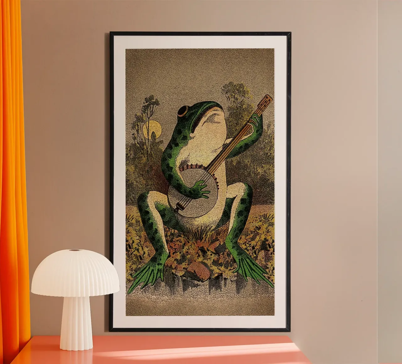 Henri Matisse Rana banjo poster con telaio in legno da MinaHome