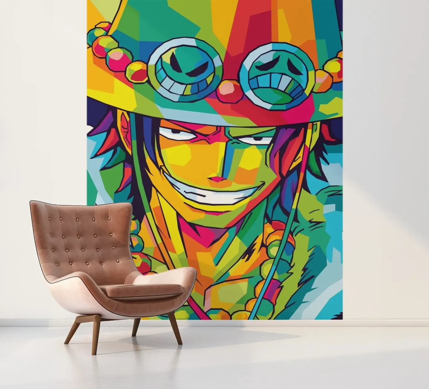 Ace fotobehang van withandname