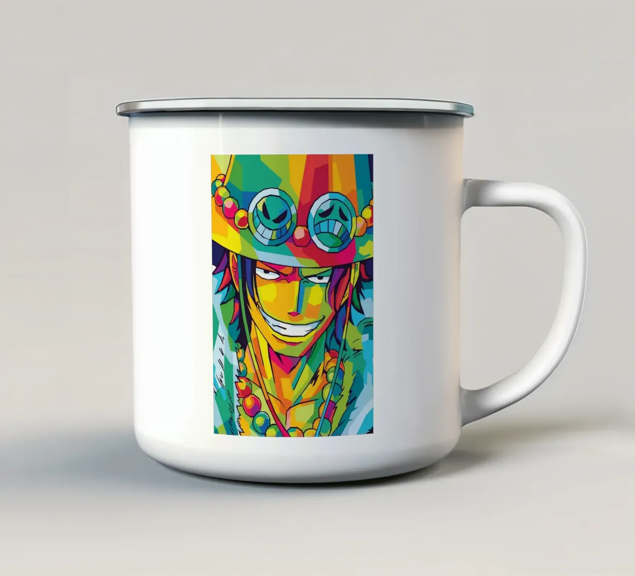 Asso tazza in smalto da withandname