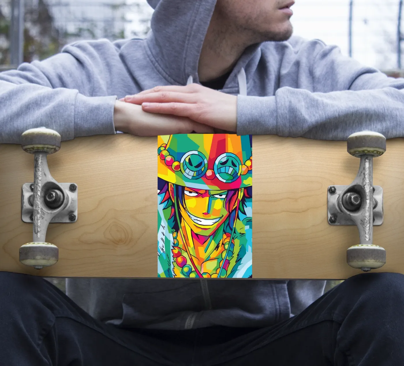 Ace sticker van withandname