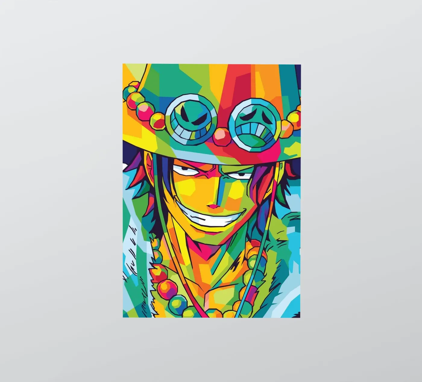 Ace sticker van withandname