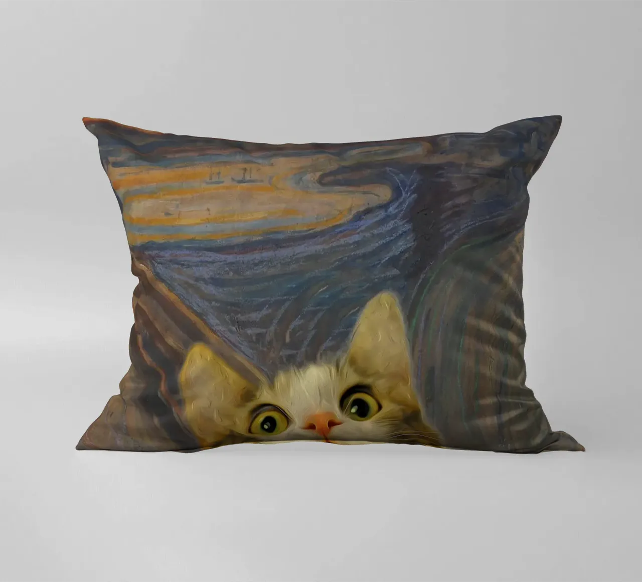 Il Miao cuscino da Purrfect Whiskers Art