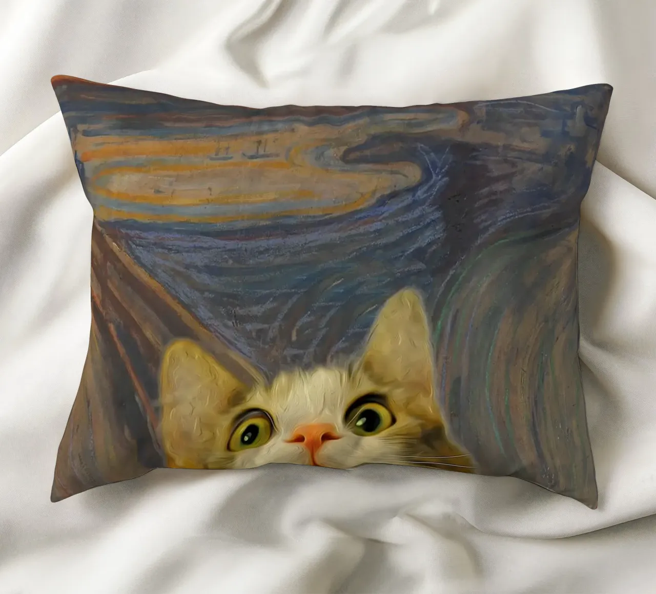 Il Miao cuscino da Purrfect Whiskers Art