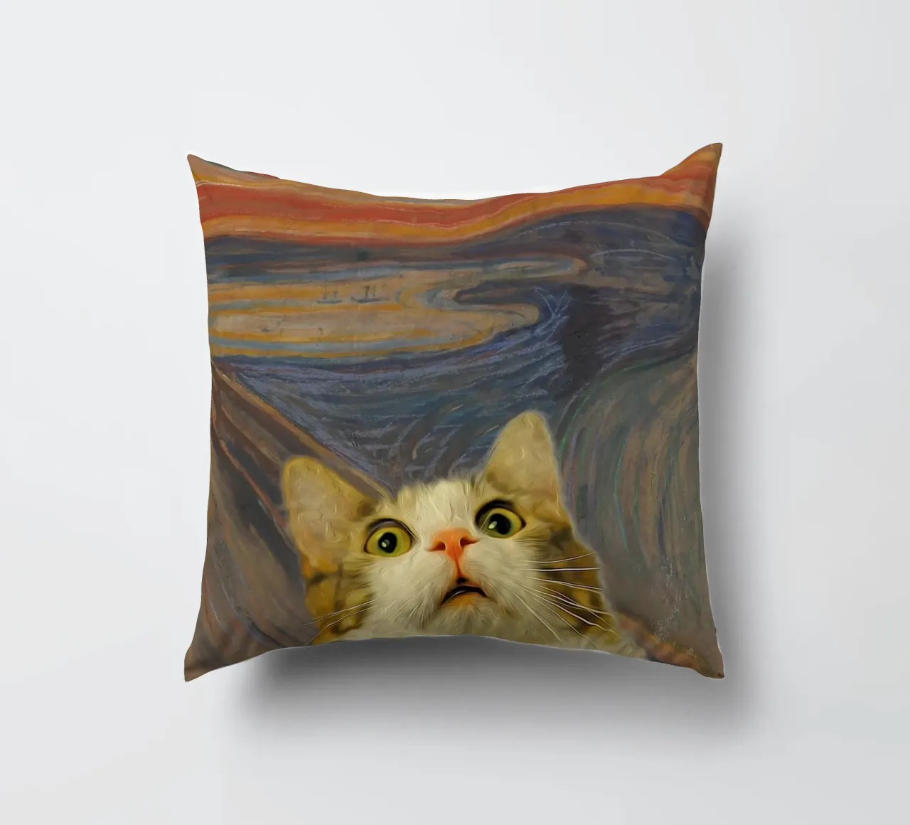 Il Miao cuscino da Purrfect Whiskers Art