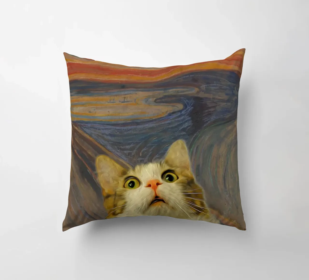 Il Miao cuscino da Purrfect Whiskers Art