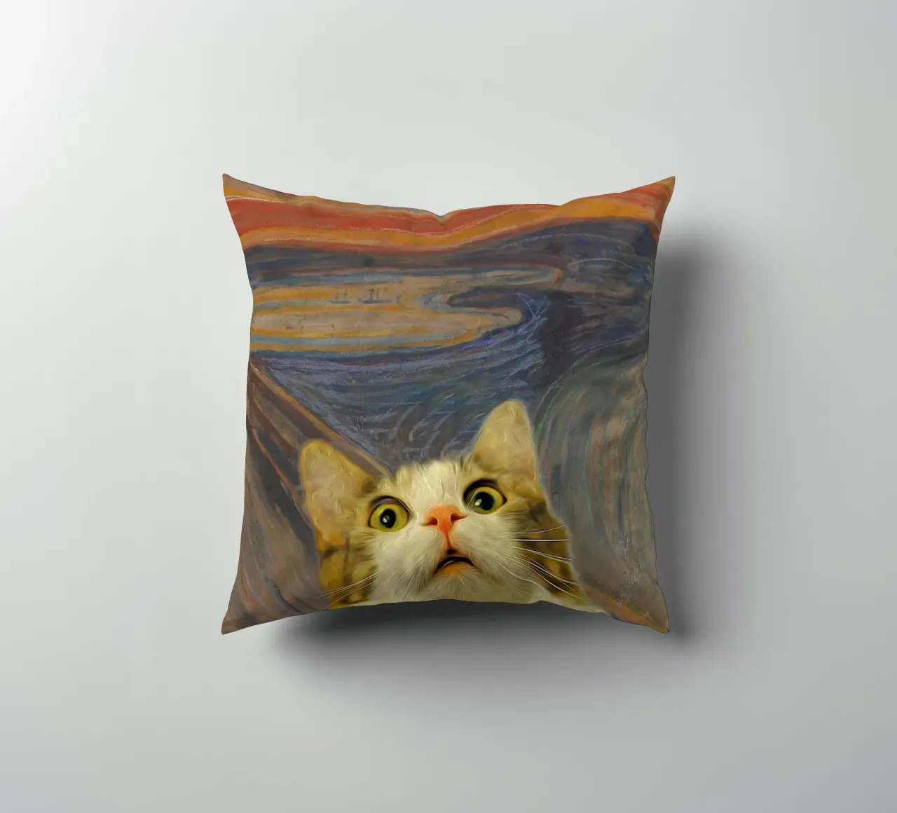 Il Miao cuscino da Purrfect Whiskers Art