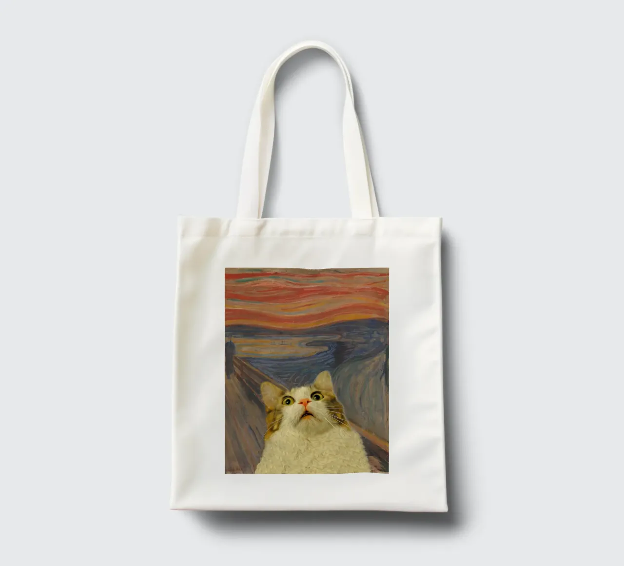 Il Miao borsa in juta da Purrfect Whiskers Art