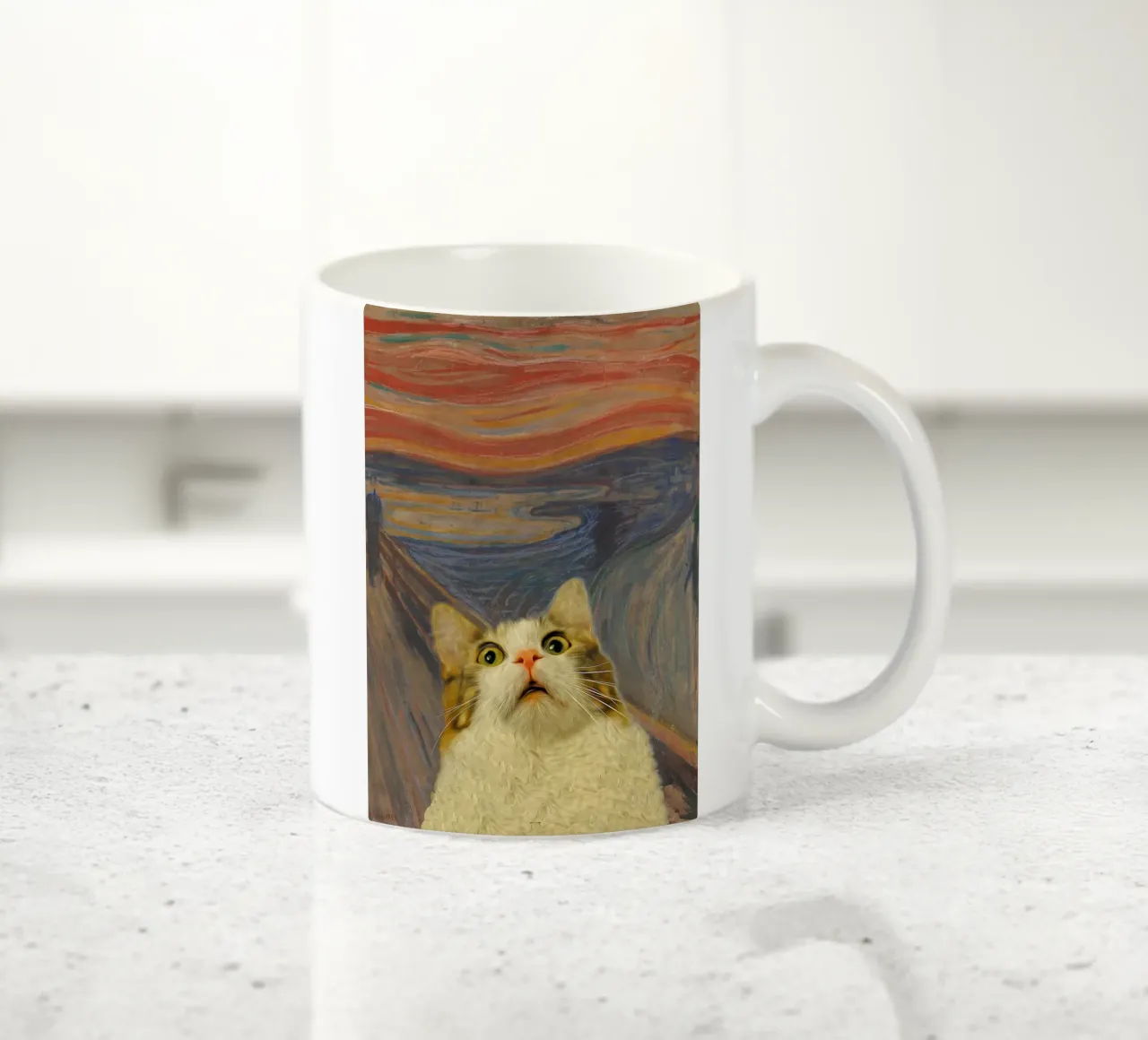 Il Miao tazza in ceramica da Purrfect Whiskers Art
