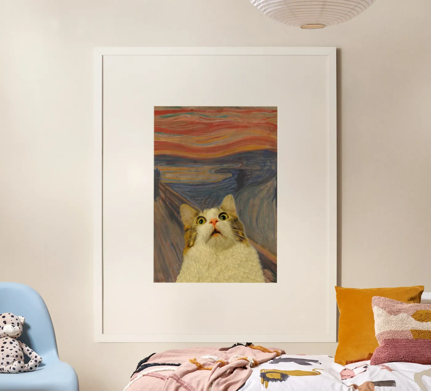The Meow poster da Purrfect Whiskers Art