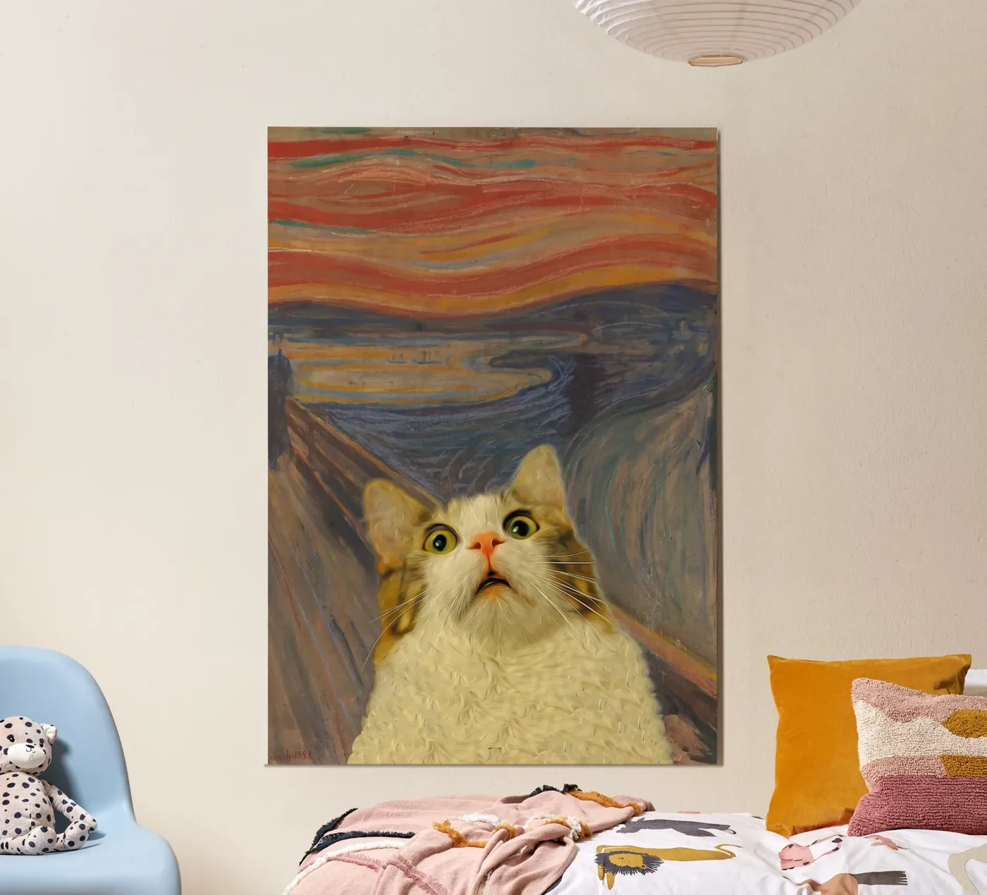 The Meow poster da Purrfect Whiskers Art