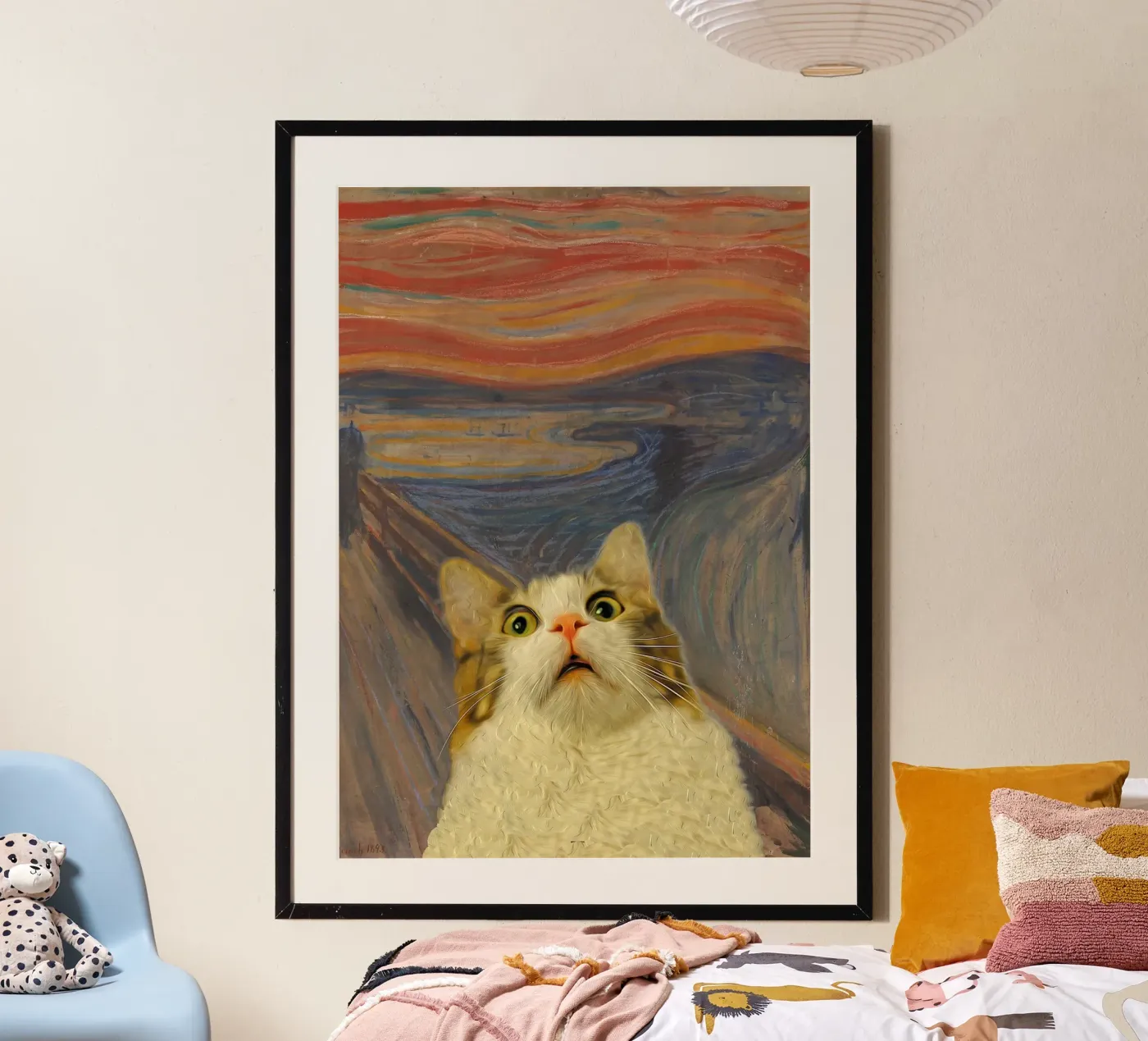 The Meow poster da Purrfect Whiskers Art