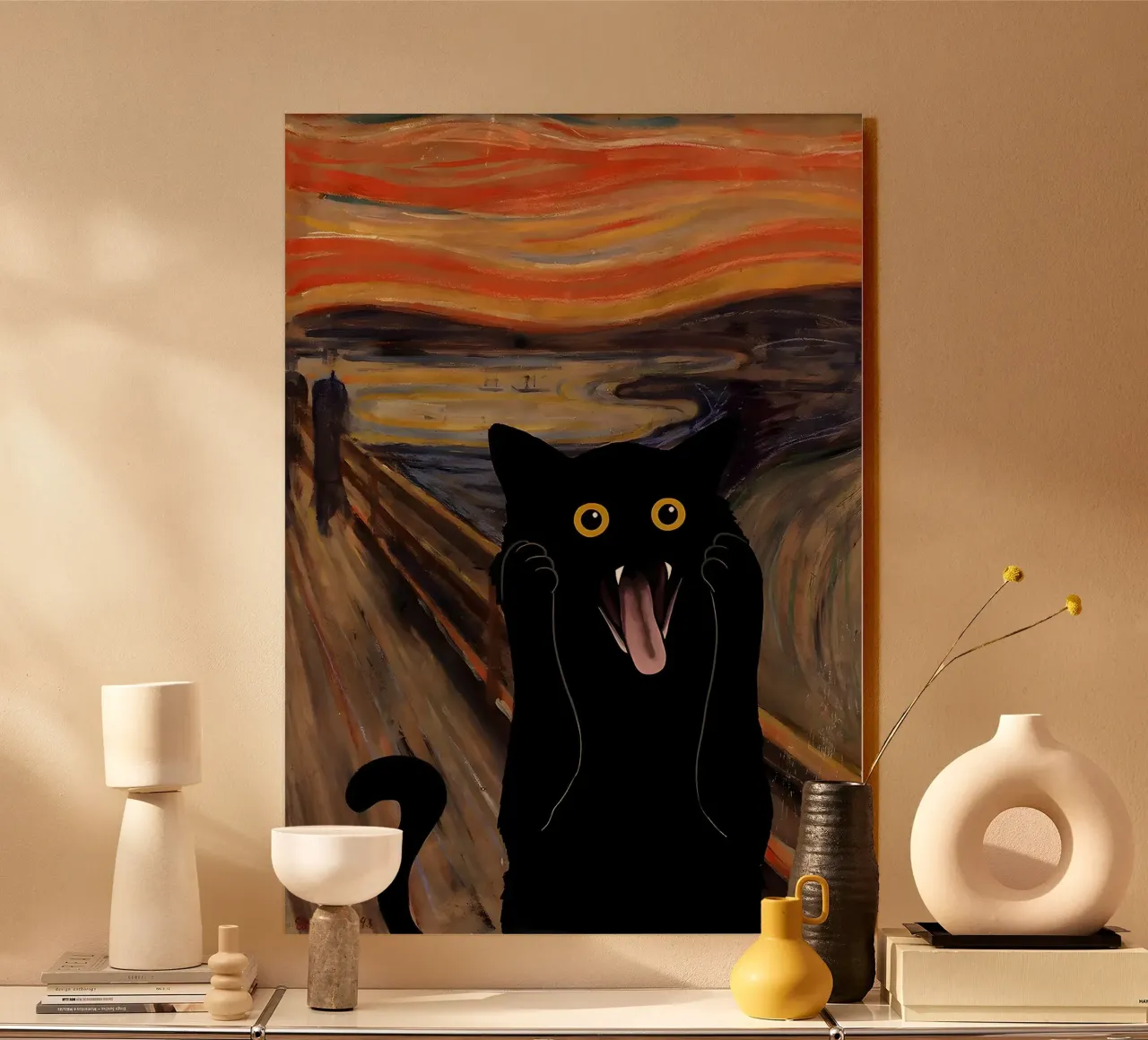 Urlo Miao plexiglass da Purrfect Whiskers Art