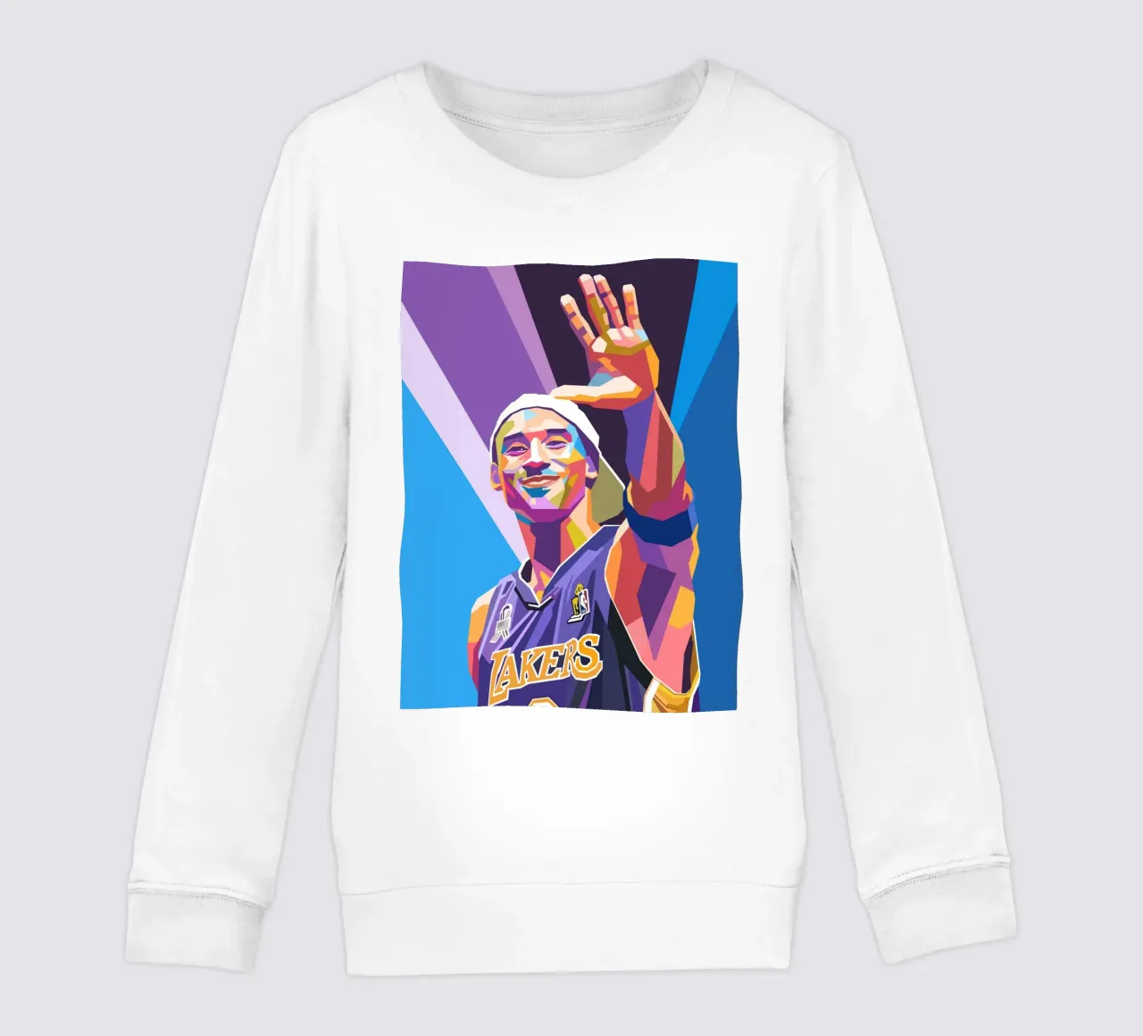 L'iconica pop art di Kobe Bryant felpa bambino da Hantamrata