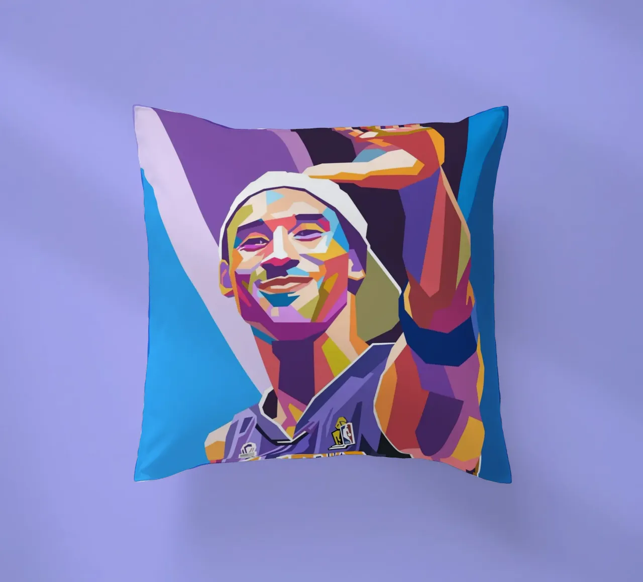 L'iconica pop art di Kobe Bryant cuscino da Hantamrata