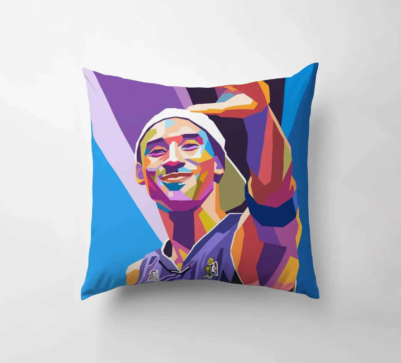 L'iconica pop art di Kobe Bryant cuscino da Hantamrata