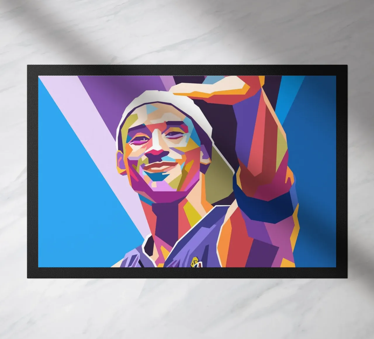 L'iconica pop art di Kobe Bryant zerbino da Hantamrata
