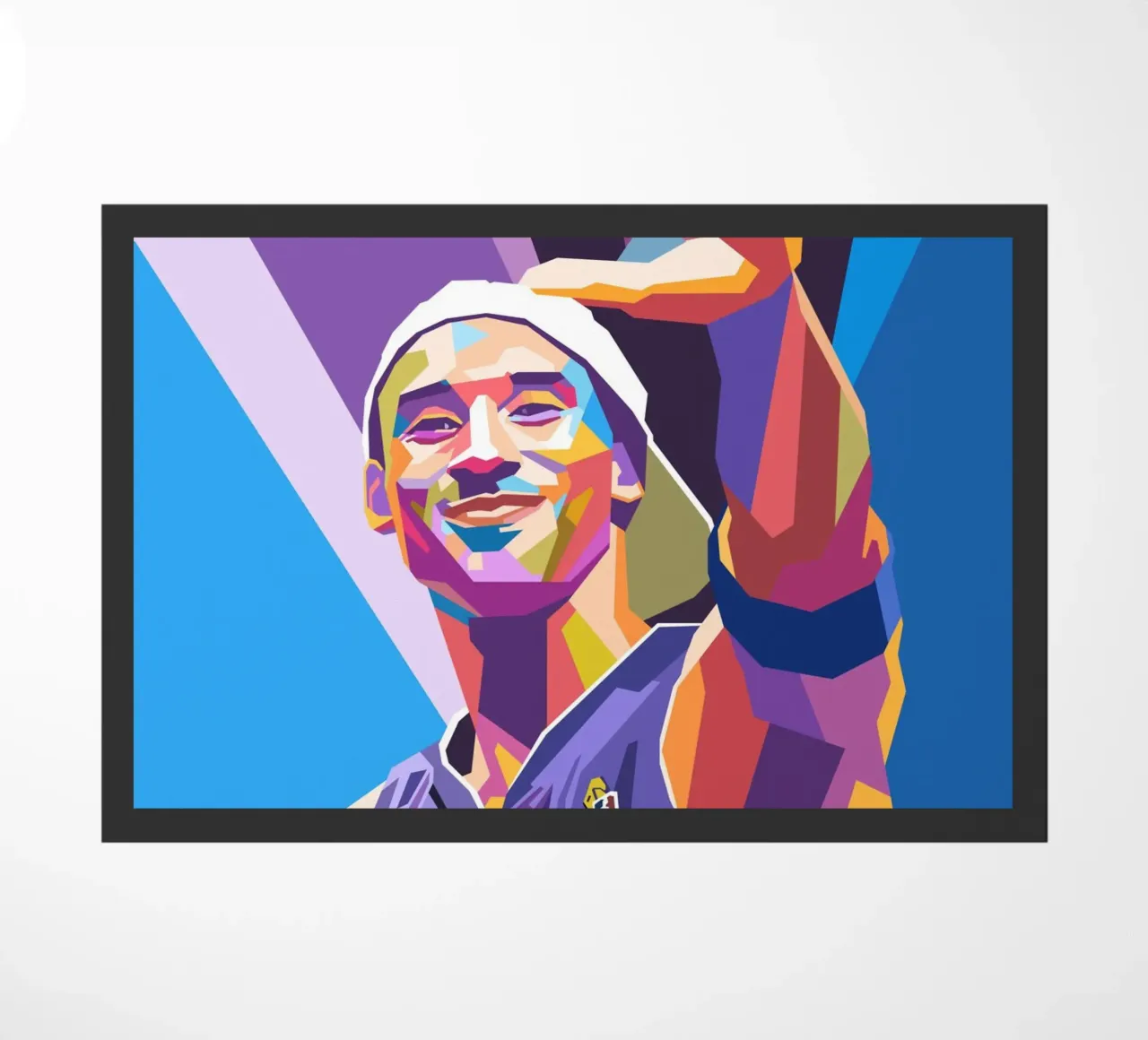 L'iconica pop art di Kobe Bryant zerbino da Hantamrata