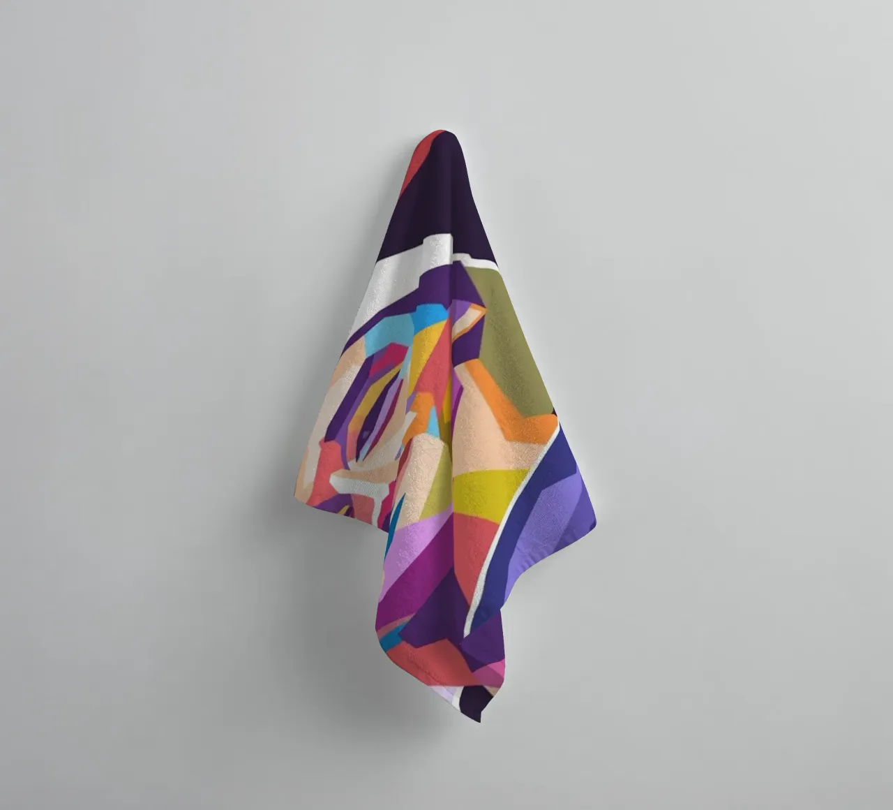 Iconic Kobe Bryant pop art towel by Hantamrata