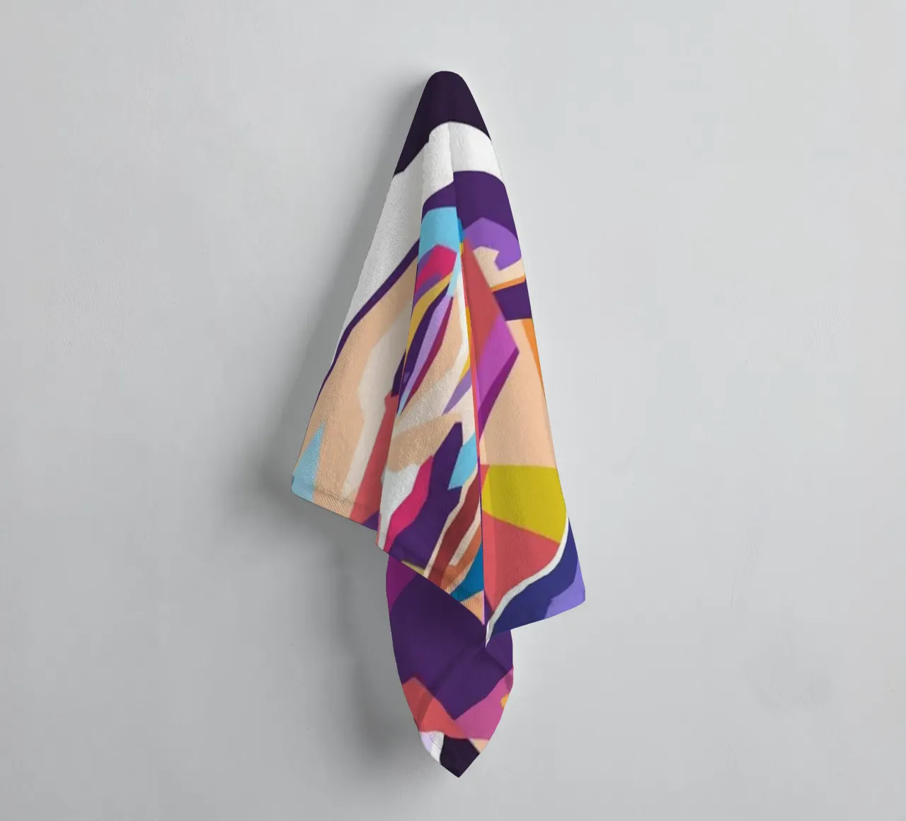 Iconic Kobe Bryant pop art towel by Hantamrata