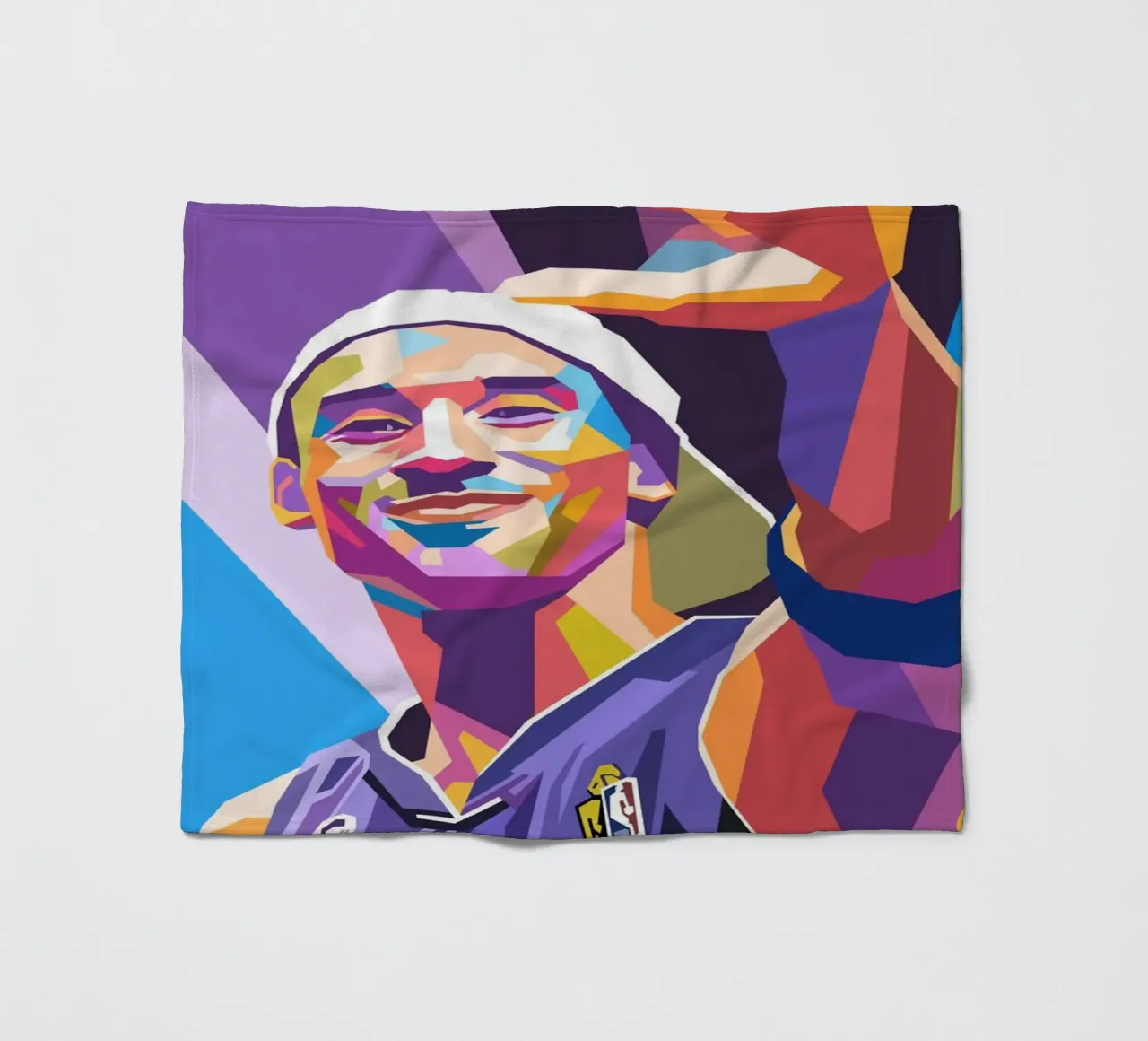L'iconica pop art di Kobe Bryant coperta in pile da Hantamrata
