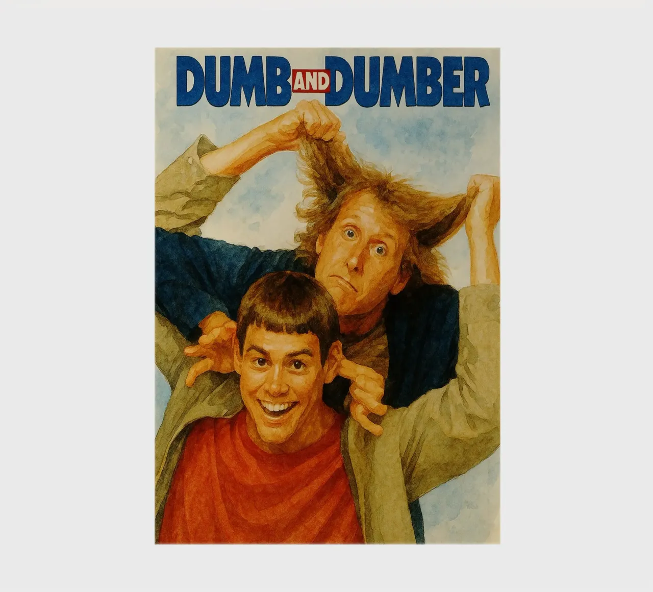 dumb and dumber repainting imagination notebook by SIQAYA