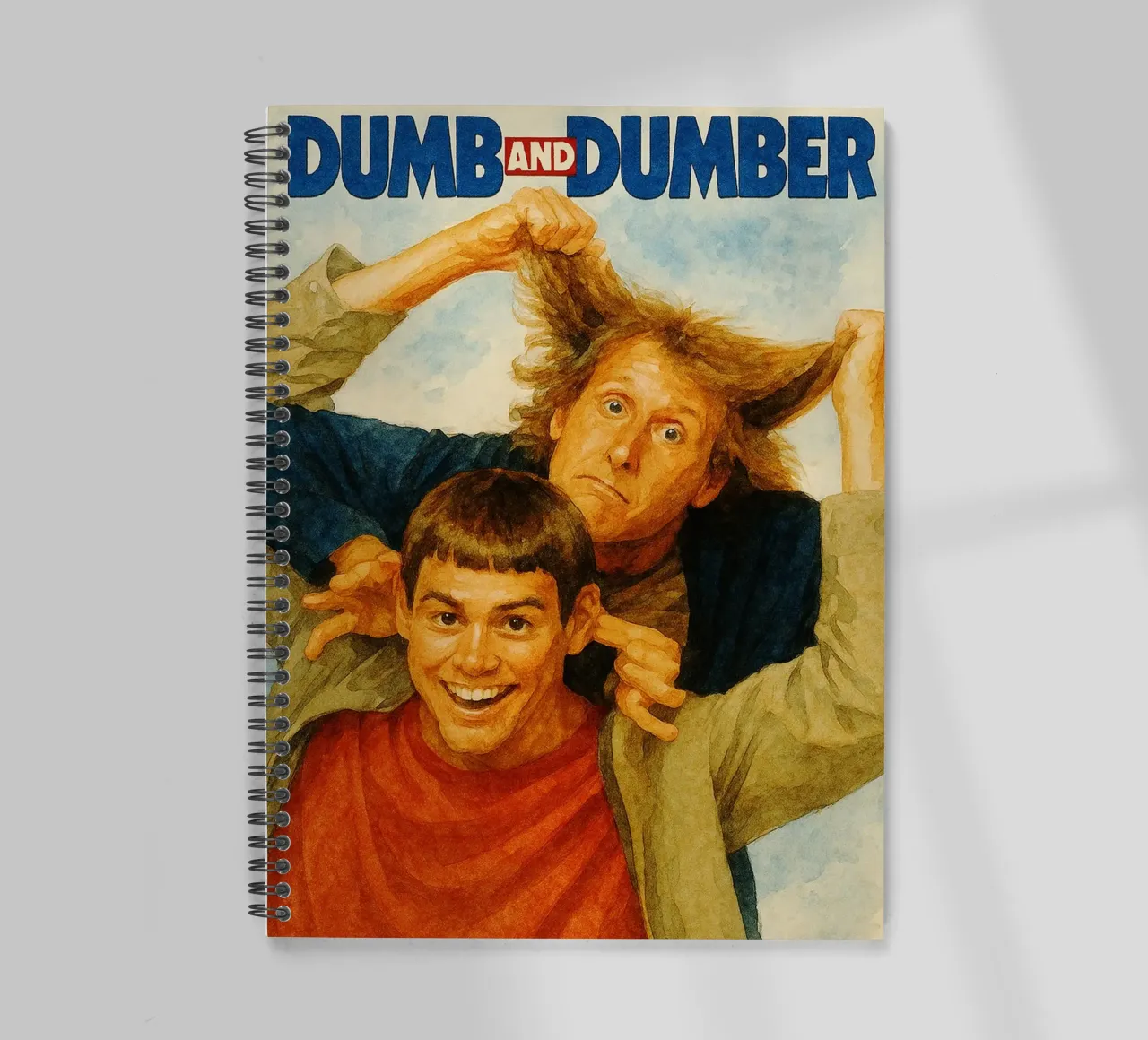 dumb and dumber repainting imagination spiral notebook by SIQAYA