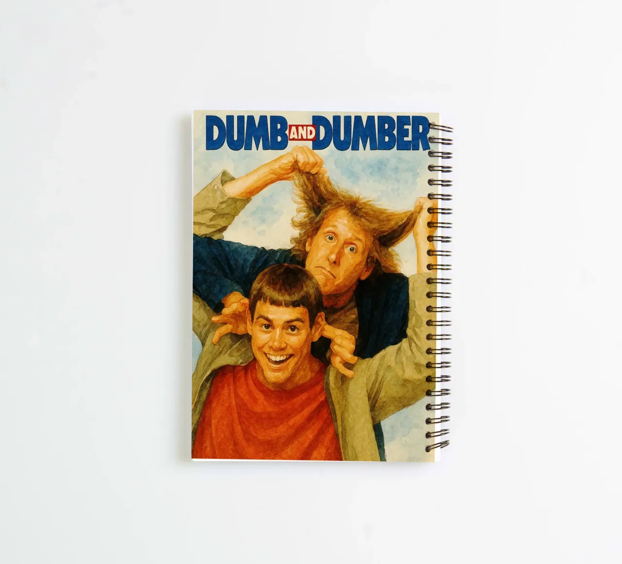 dumb and dumber repainting imagination spiral notebook by SIQAYA