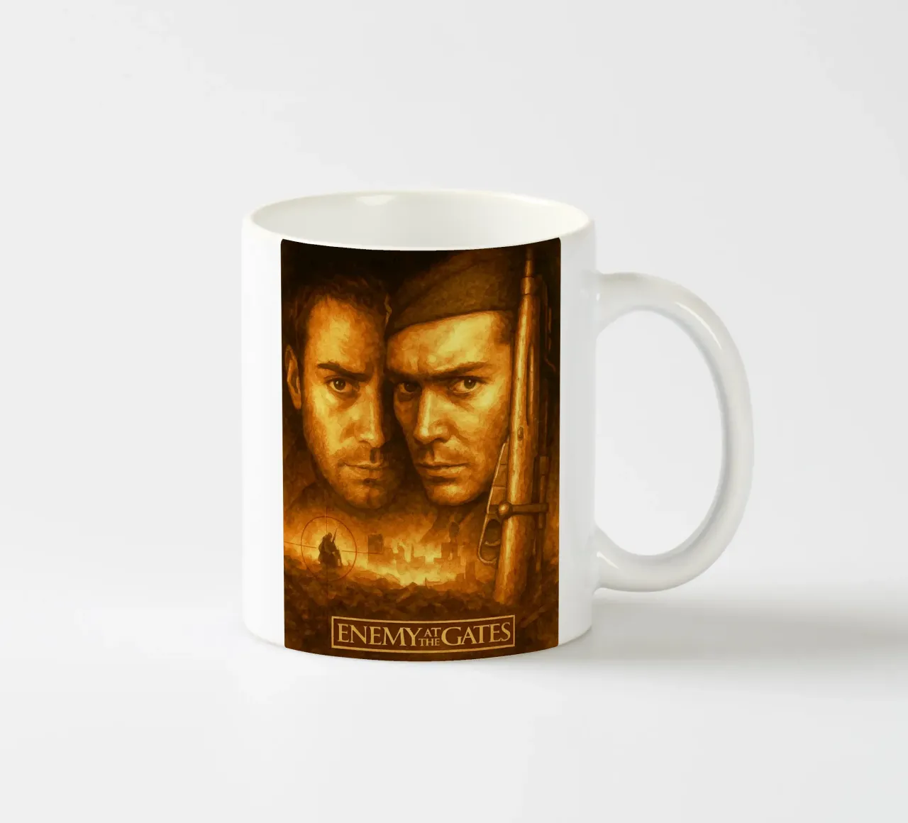 l'ennemi aux portes repeint l'imagination mug en céramique de SIQAYA