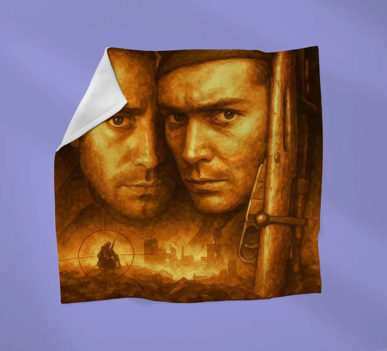 enemy at the gates repainting imagination fleece blanket by SIQAYA