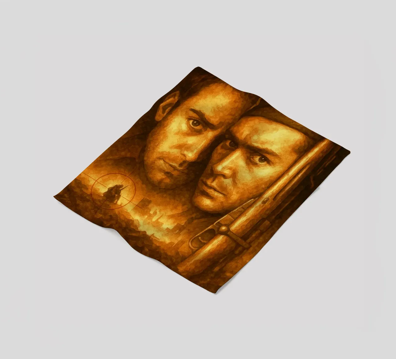 enemy at the gates repainting imagination fleece blanket by SIQAYA