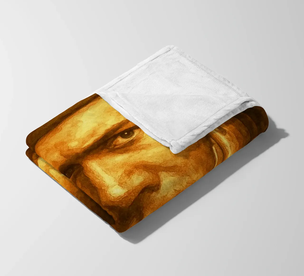 enemy at the gates repainting imagination fleece blanket by SIQAYA