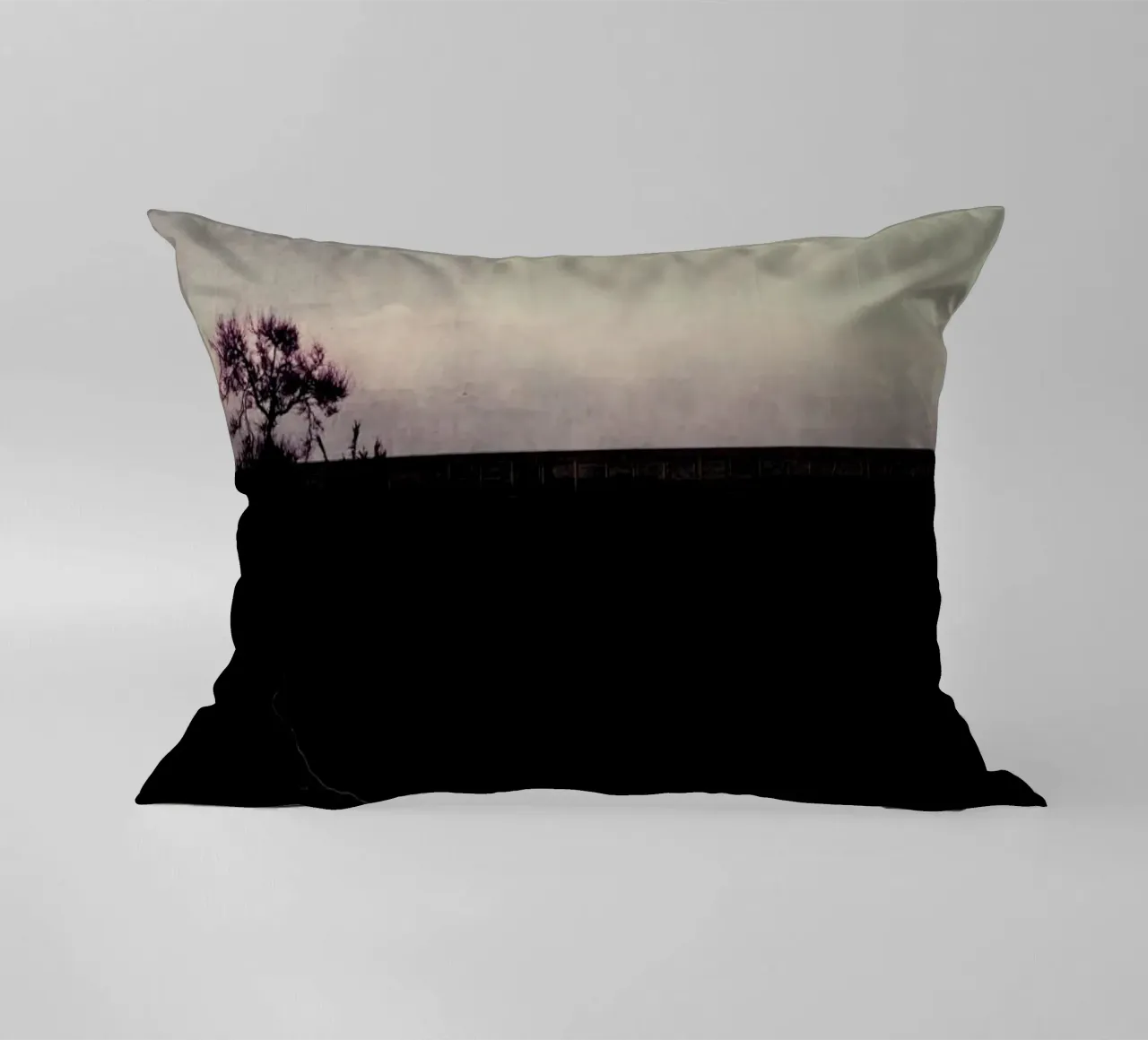 Tree Landscape - Roots decorative cushion by Ingrid Beddoes