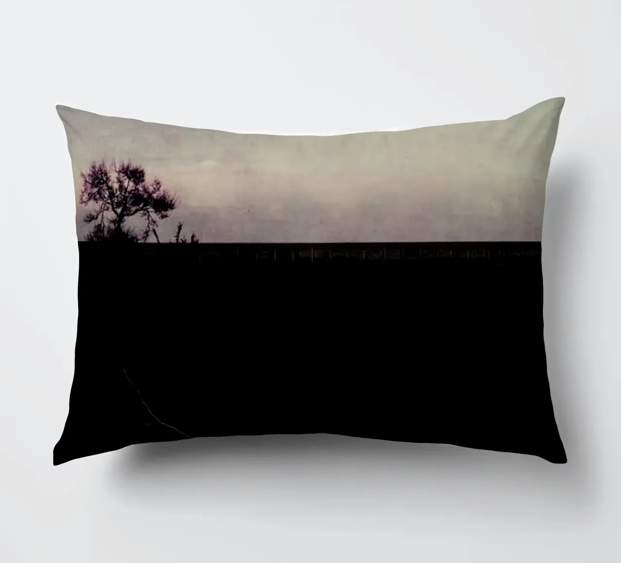 Tree Landscape - Roots decorative cushion by Ingrid Beddoes