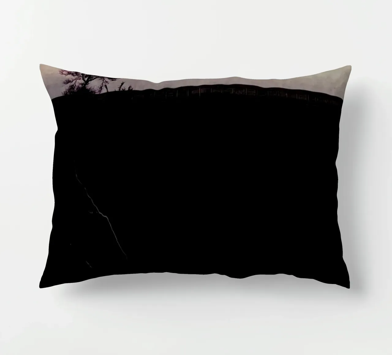 Tree Landscape - Roots decorative cushion by Ingrid Beddoes