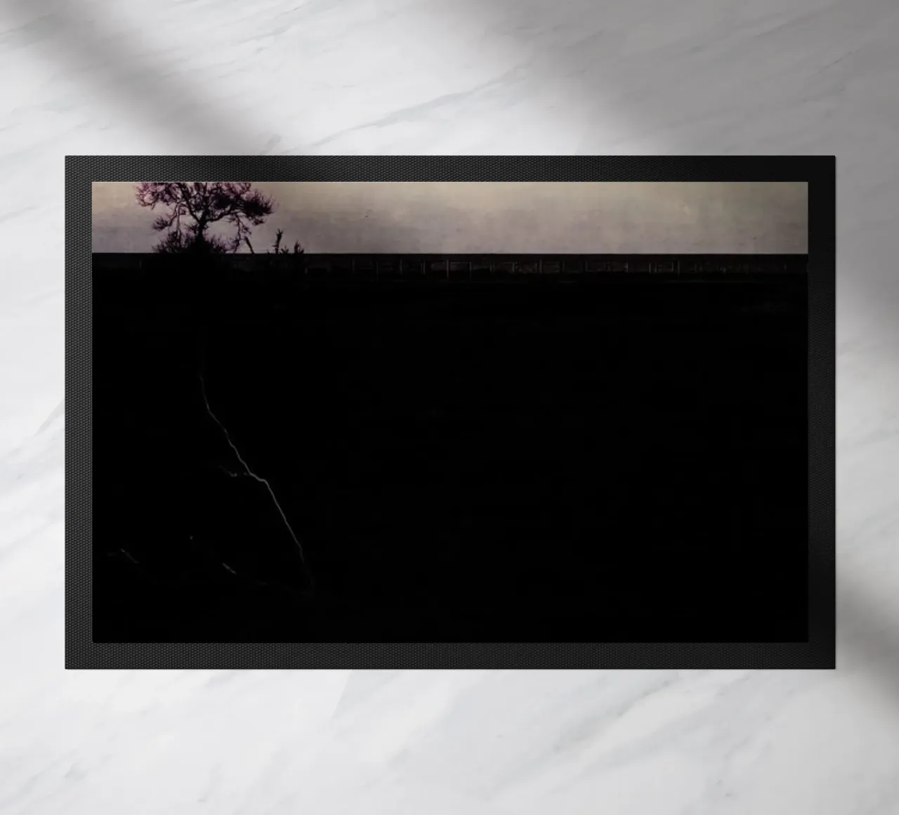 Tree Landscape - Roots doormat by Ingrid Beddoes