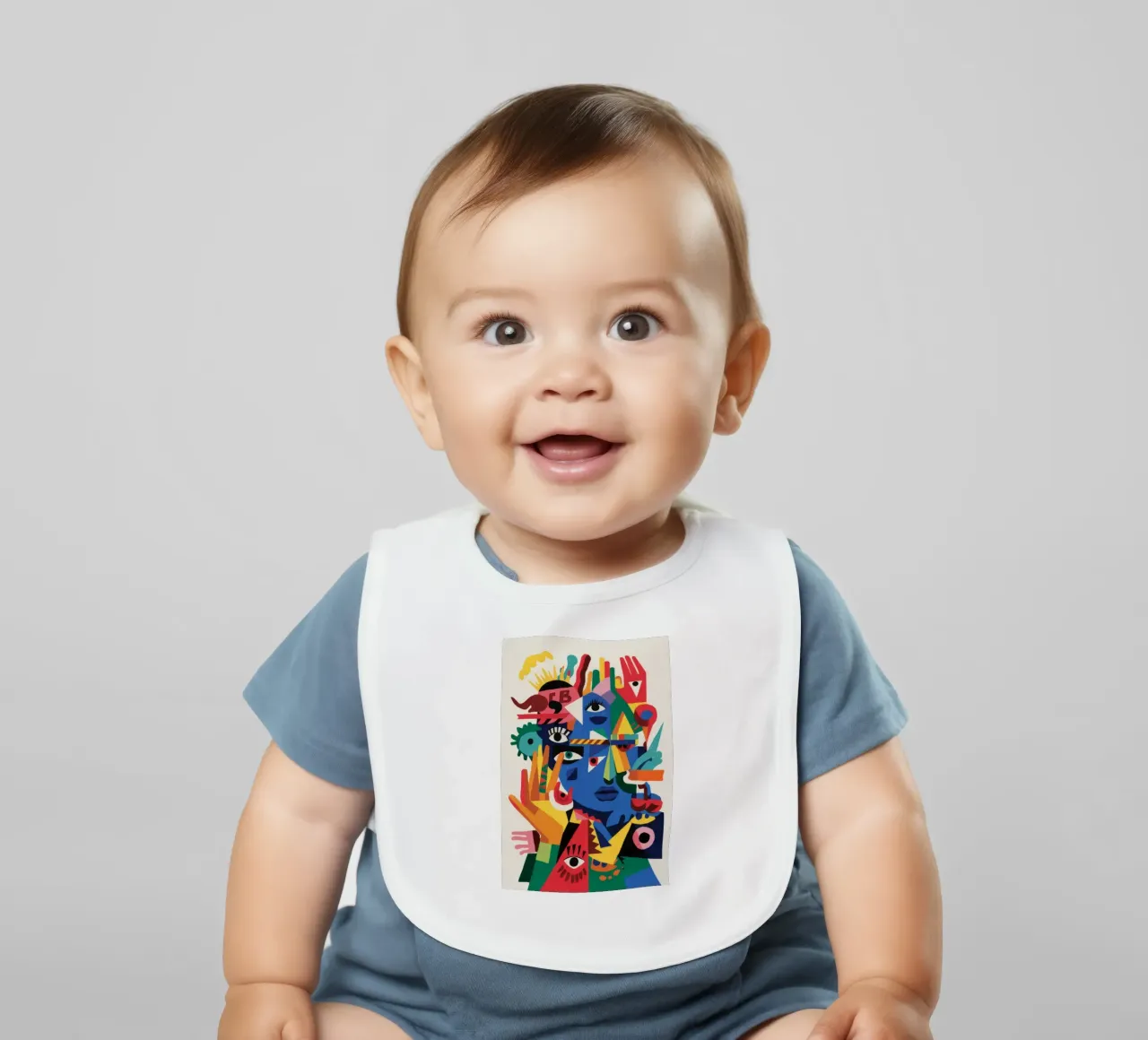 Fragmented Faces bavaglino da Monarco Virtuoso