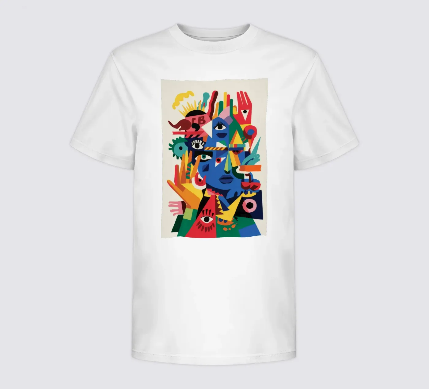 Fragmented Faces Kinder T-Shirt von Monarco Virtuoso