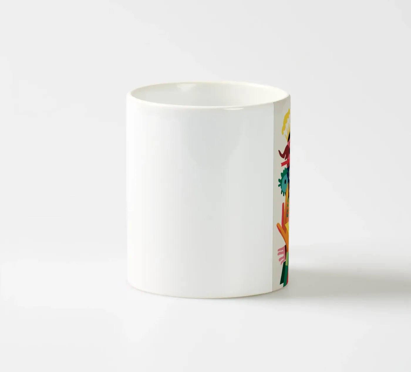 Fragmented Faces ceramic mug by Monarco Virtuoso