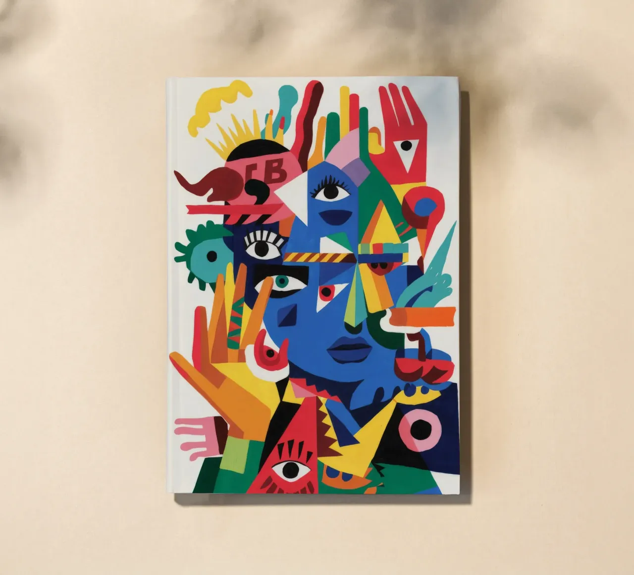 Fragmented Faces notebook by Monarco Virtuoso