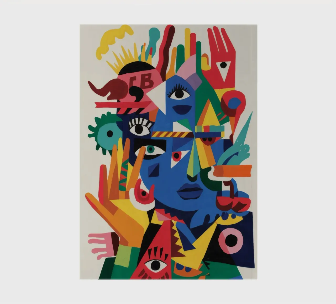 Fragmented Faces notebook by Monarco Virtuoso